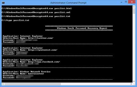 command line usage